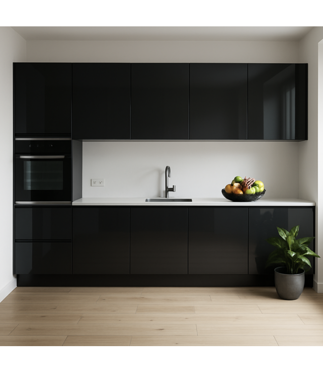 Modifolia GLANS ZWART  PLAKFOLIE