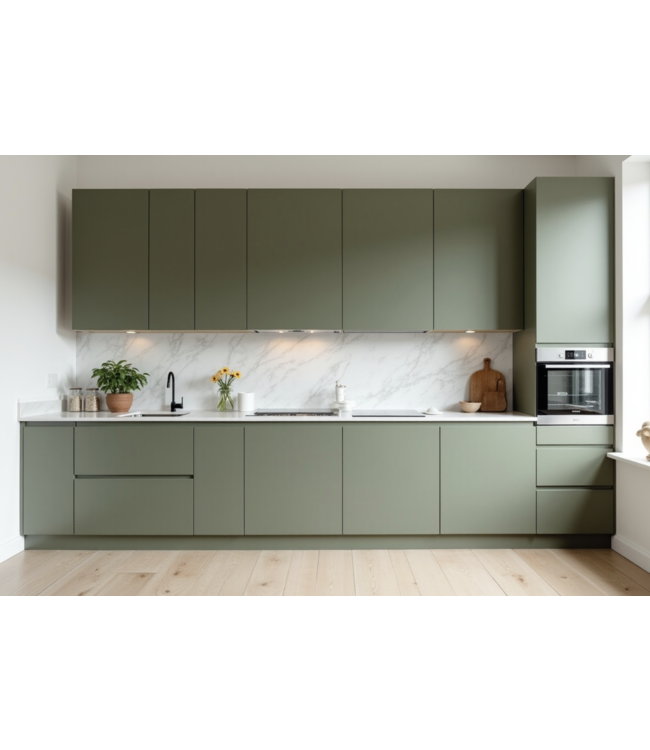 Modifolia MAT LICHT OLIJF GROEN PLAKFOLIE