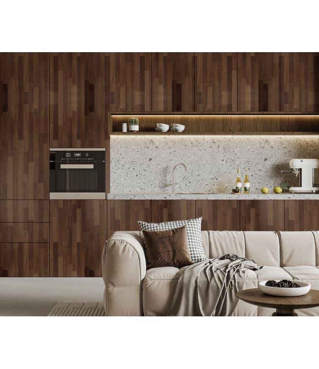 Modifolia HOUTLOOK WARM BRUIN LATJES PLAKFOLIE