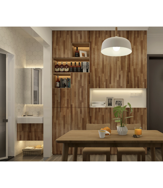 Modifolia HOUTLOOK LICHT BRUIN LATJES PLAKFOLIE