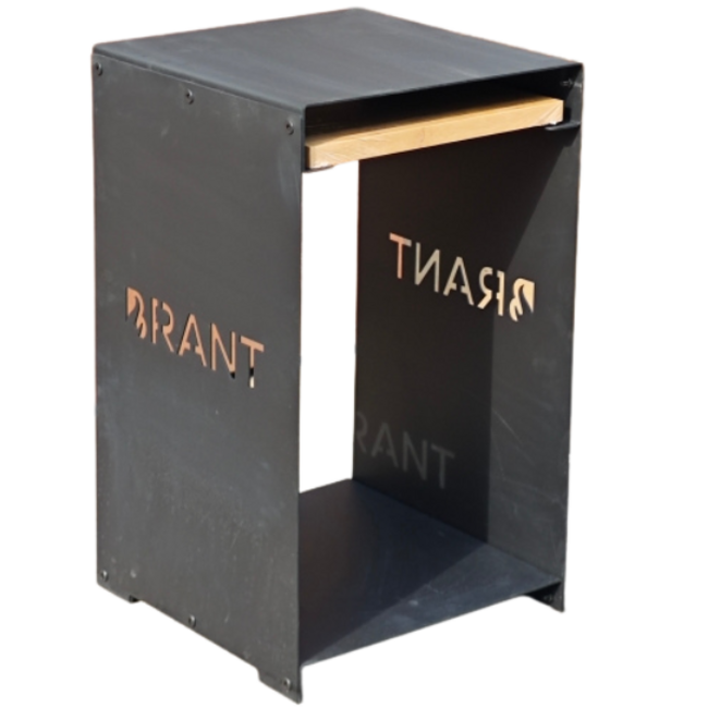 BRANT FireBox Tafel & Pizzabox Houder – Inclusief Houten Snijplank