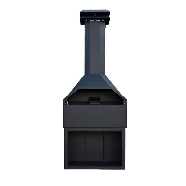 BRANT Freistehender Braai 120 cm – Südafrikanischer BBQ-Grill & Außenkamin | BRANT