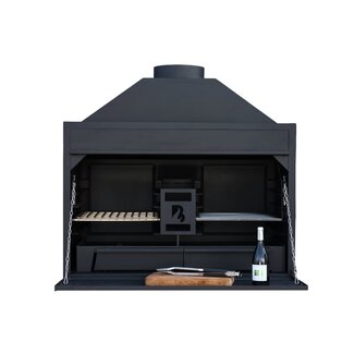 BRANT BRANT Einbau-Braai 120 cm – Holzgefeuerter BBQ für Außenküchen