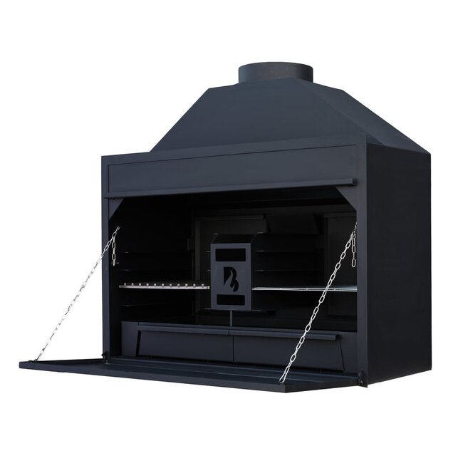 BRANT Inbouw Braai 1200 – Houtgestookte BBQ voor Buitenkeukens