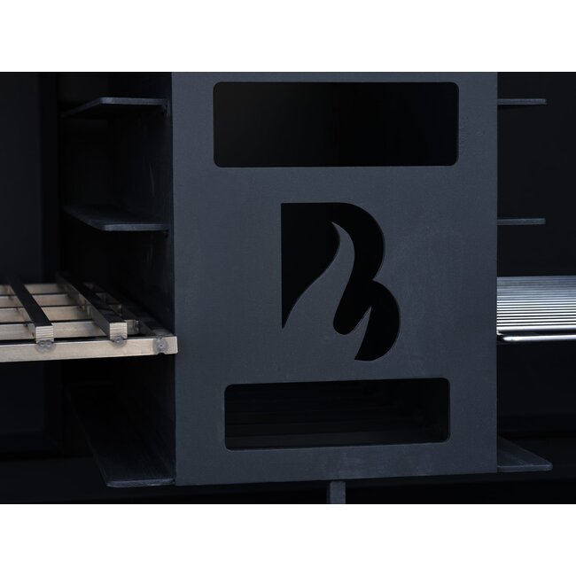 BRANT Inbouw Braai 1200 – Houtgestookte BBQ voor Buitenkeukens