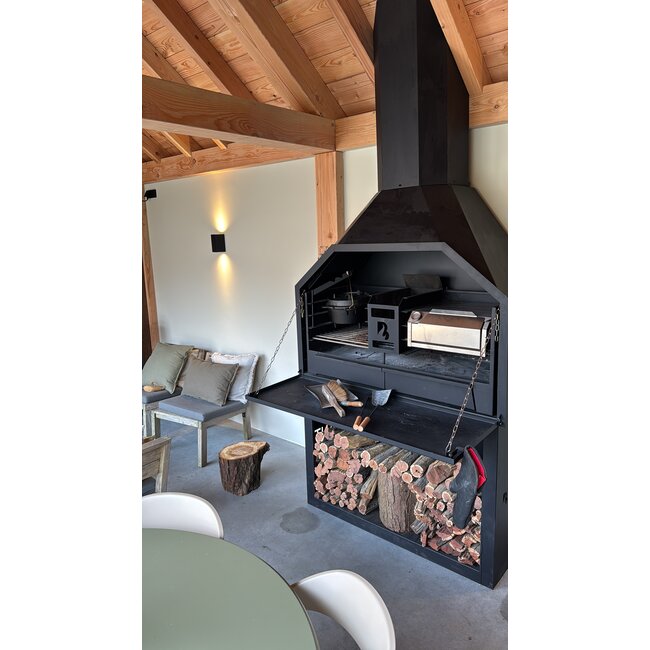 Freistehender Braai 120 cm – Südafrikanischer BBQ