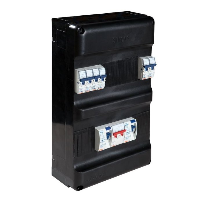 Gewiss Groepenkast 1Fase 230V / 2x Aardlek / 6x Groep