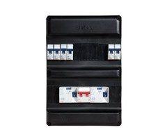 Gewiss Groepenkast 3Fase 400V / 2x Aardlek / 6x Groep