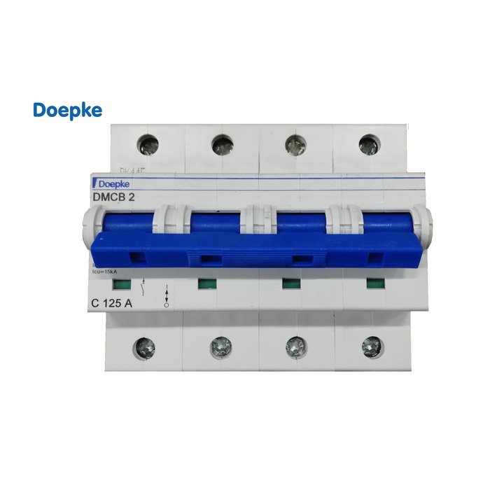 Automaat 125A 4P. C-kar. 15kA 6M