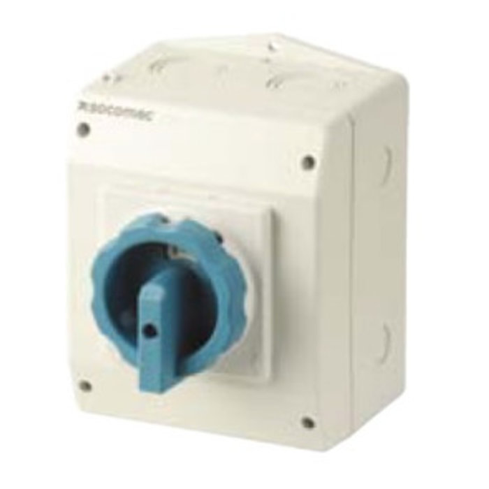 Socomec AC (Werk)schakelaar 63A 4Pol.