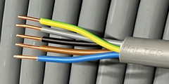 Installatiekabel YMvK 3 en 5 aderig