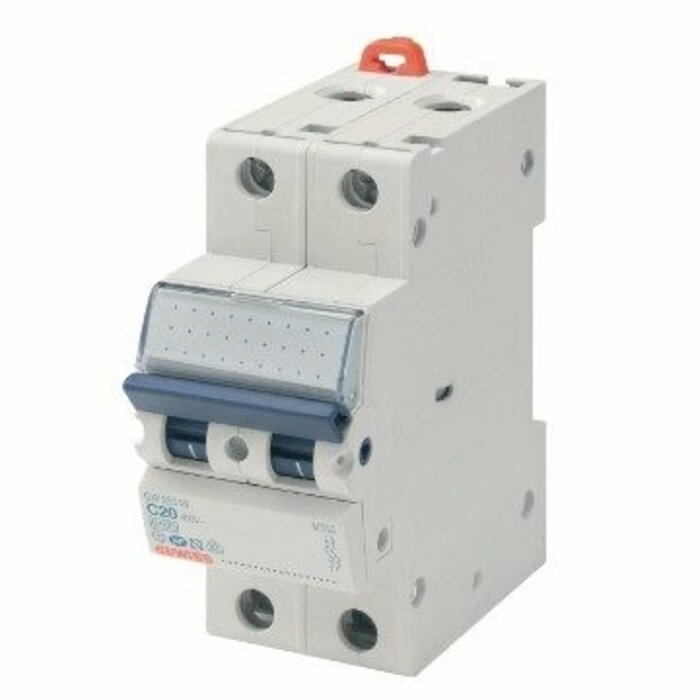 Gewiss Automaat 16A 2 Pol C-kar 2 Module