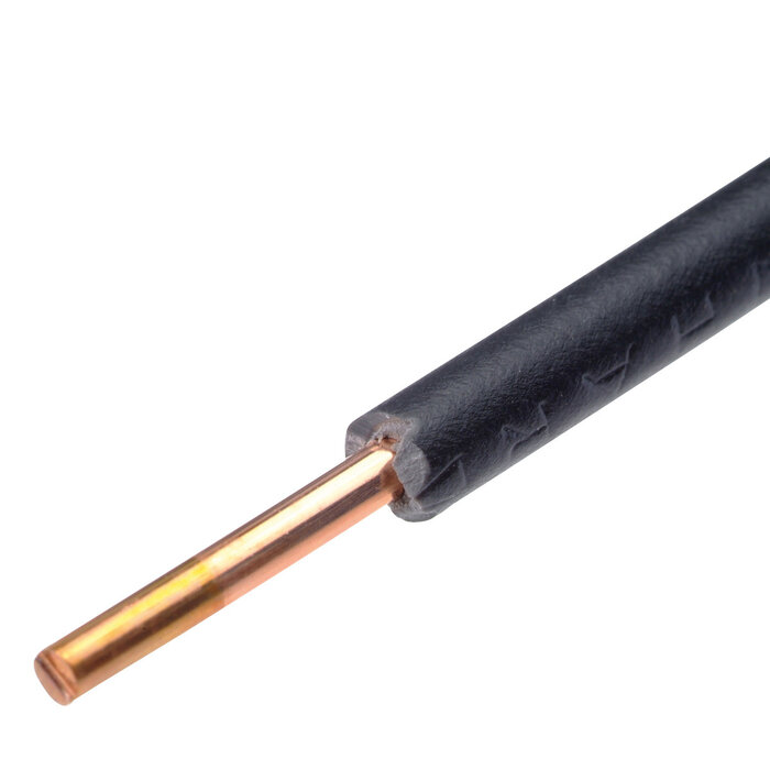 FDM Installatiedraad VD  / VOB H07V-U 100 meter. Eca