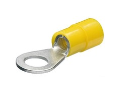 FDM Ringtong geïsoleerd geel 100 stuks.