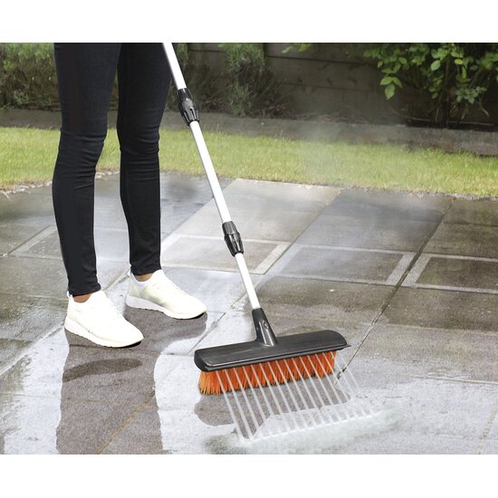 Shine for your daily cleaning Shine - Waterbezem - Wasborstel - Hoge druk bezem - Geschikt voor terras, auto of boot