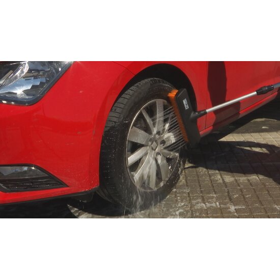 Shine for your daily cleaning Shine - Waterbezem - Wasborstel - Hoge druk bezem - Geschikt voor terras, auto of boot