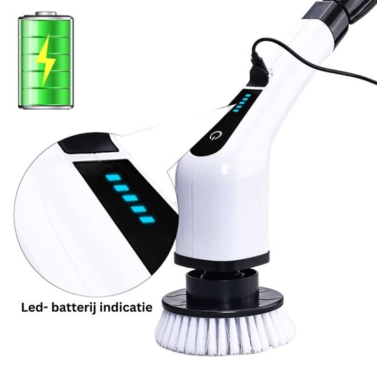 Shine for your daily cleaning Shine - 7 in 1 - Elektrische reinigingsborstel - 360º draaibaar