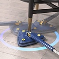Shine for your daily cleaning Shine - Multifunctionele mop- 360° draaibare verstelbare schoonmaak mop met uitwringfunctie - Incl. 2 microvezel doeken