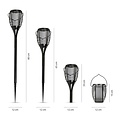 FlinQ FlinQ - Torch - Solar Tuinfakkels - Tuinverlichting op zonne-energie - Tuinlantaarns - Padverlichting - 2-pack