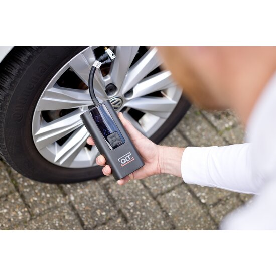 QLT No Less QLT - Draagbare Luchtcompressor met powerbank functie