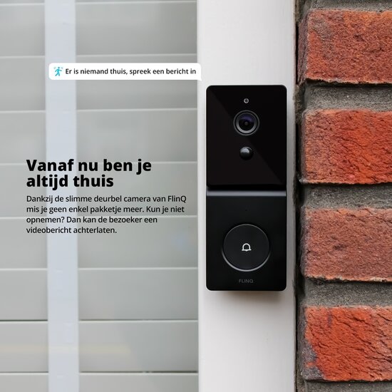 FlinQ FlinQ - Smart Video Doorbell - Deurbel - Slimme deurbel