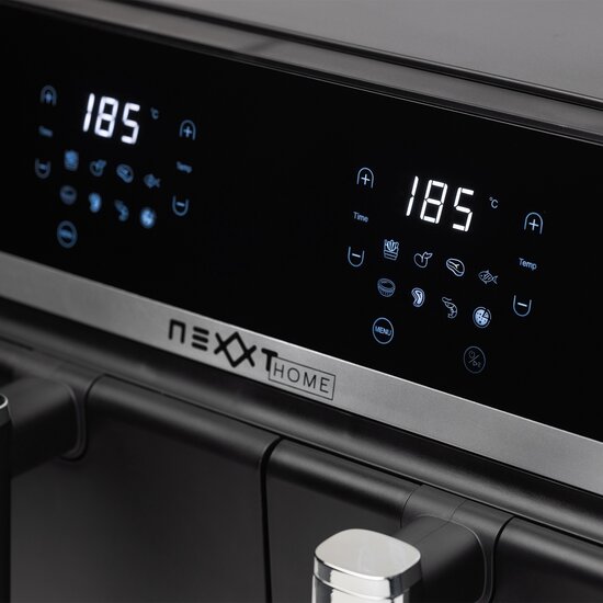Nexxt Nexxt - Dual Airfryer - 9 liter - Touch Screen