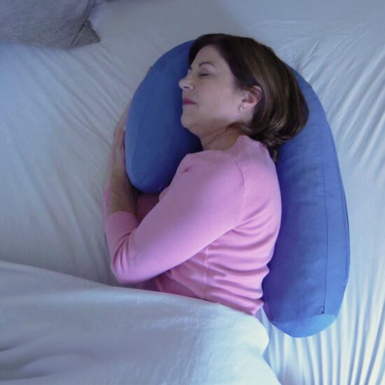 Merkloos Side Sleeper Pro – Memory Foam zijslaapkussen