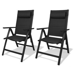 FlinQ Foldable Chair Vylora 2-pack – Comfortabel ontspannen, waar je ook bent