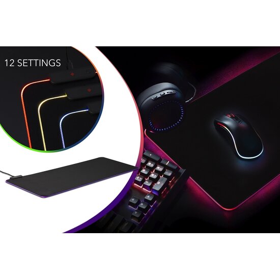 Dutch originals Dutch_originals - XXL Gaming Muismat met LED