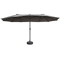 909 outdoor 909 Outdoor - Dubbele Parasol - Zwart - 4,5 M lang