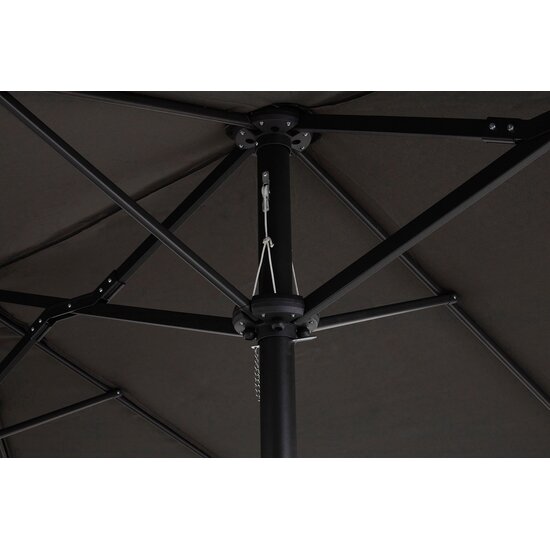 909 outdoor 909 Outdoor - Dubbele Parasol - Zwart - 4,5 M lang