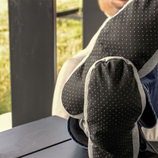 Orange Donkey Cozy Boots & Cozy Eyes - Warmte /koelte Pantoffels en Oogmasker