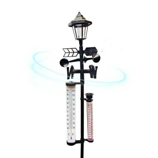Webshop Outlet Solar Weerstation – 3-in-1 - Meteorologie-instrument