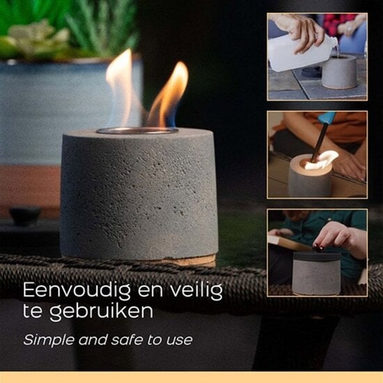 Webshop Outlet Tabletop Fire Pit - Tafelhaard - Ø10cm