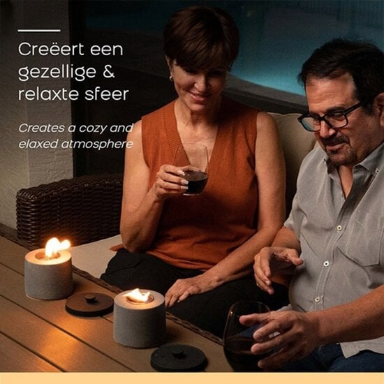 Webshop Outlet Tabletop Fire Pit - Tafelhaard - Ø10cm