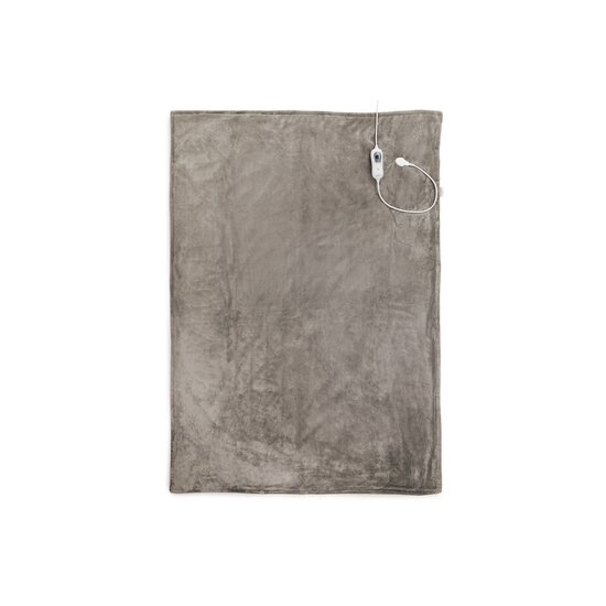 Sleepmed Sleepmed - Elektrische Knuffeldeken Taupe – Warmte en Comfort voor Koude Dagen