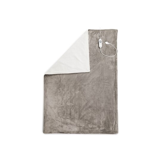 Sleepmed Sleepmed - Elektrische Knuffeldeken Taupe – Warmte en Comfort voor Koude Dagen