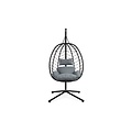 Webshop Outlet Lifa Garden Hangstoel Ei met Standaard – Stijlvol ontspannen in jouw tuin of balkon