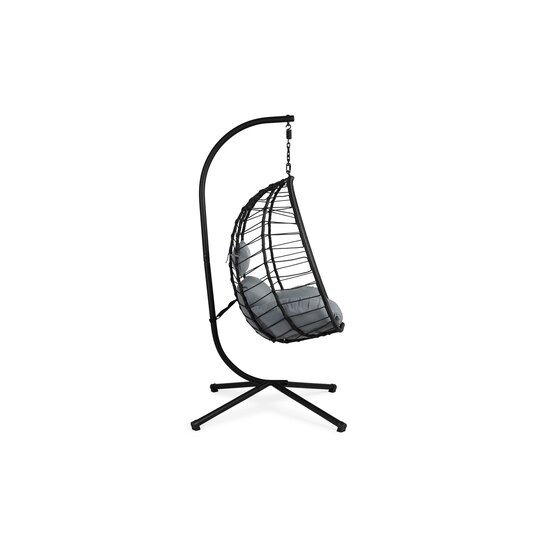 Webshop Outlet Lifa Garden Hangstoel Ei met Standaard – Stijlvol ontspannen in jouw tuin of balkon