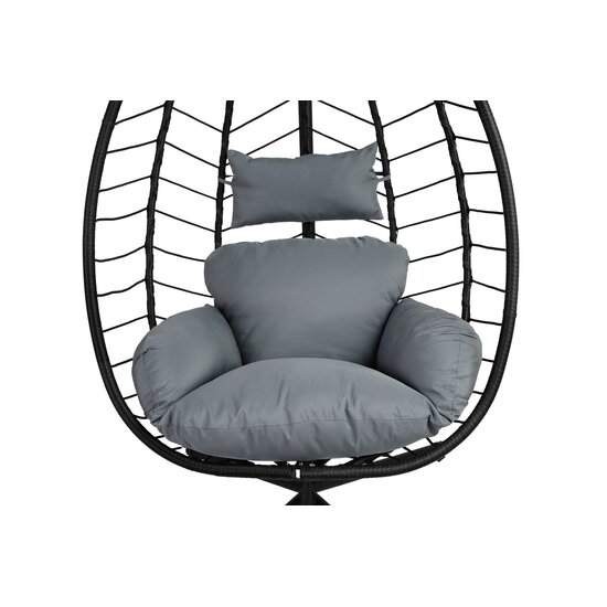 Webshop Outlet Lifa Garden Hangstoel Ei met Standaard – Stijlvol ontspannen in jouw tuin of balkon