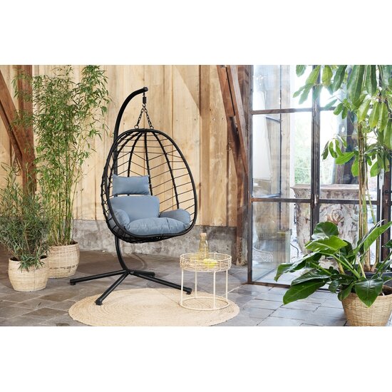 Webshop Outlet Lifa Garden Hangstoel Ei met Standaard – Stijlvol ontspannen in jouw tuin of balkon
