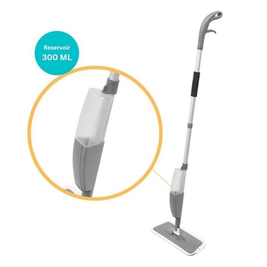 Webshop Outlet FIVE - Spray Mop - Grijs - Dweil met spray functie