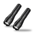 FlinQ FlinQ Military Flashlight 2-pack: Krachtige en Robuuste Zaklampen voor Elk Avontuur