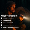 FlinQ FlinQ Military Flashlight 2-pack: Krachtige en Robuuste Zaklampen voor Elk Avontuur