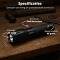 FlinQ FlinQ Military Flashlight 2-pack: Krachtige en Robuuste Zaklampen voor Elk Avontuur