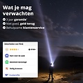 FlinQ FlinQ Military Flashlight 2-pack: Krachtige en Robuuste Zaklampen voor Elk Avontuur