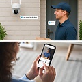 FlinQ FlinQ Smart Outdoor Dome Guard Camera – Slimme Solar Buitencamera met 360° Pan & Tilt
