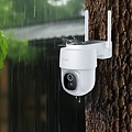 FlinQ FlinQ Smart Outdoor Dome Guard Camera – Slimme Solar Buitencamera met 360° Pan & Tilt