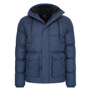 Cappuccino Italia Moorland Winterjas met Capuchon