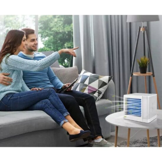 FlinQ FlinQ - Mini Aircooler - Tafelmodel - 2 ventilatiestanden